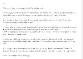 Check out our great cover letter example to get ideas for how to sell yourself to employers! How To Write A Powerful Proposal To Land A Job On Upwork By Nar Poghos The Startup Medium