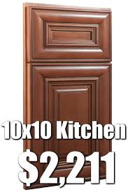 Rta Chestnut Pillow 10x10 Kitchen Cabinets For 2 211 30 Buy Rta Cabinets By Cabinet Mania
