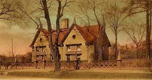 The floor plan is open and the home embraces a cozy gray shade. Homes Of The Colonists 18th Century History The Age Of Reason And Change