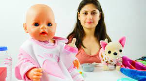 ayse kucuk bebek gul icin yemek yapiyor oyuncaklarla yeni video cocuklar icin bebek ayi oyuncak