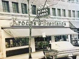 Here Is A Kroch S Brentano S Bookstore Once Located At 1721 Sherman Ave In Evanston Il The Photo Was Taken In The Early 1970s Outdoor Decor Evanston Home