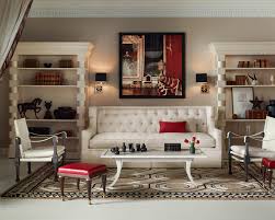 Side view of dining chair back cover showing different lengths of front and back sections. Mary Mcdonald S Furniture For Chaddock Exudes Classic French Chic Www Stylebeatblog Com