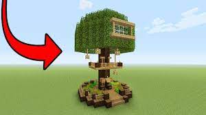 This incredible mountain house is created by a youtuber, mab juns (channel name: Minecraft Tutorial How To Make A Beginner Tree House Easy Tree House Youtube