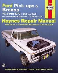 Download Pdf Ford Pickups Bronco Automotive Repair Manual 1973 1979 Free Epub Mobi Ebooks Ford Bronco Ford Bronco