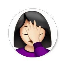 Apple Iphone Facepalm Emoji Sticker Round Emoji Emojis Smiley Smilies Emoji Funny Emoji Emoji Images