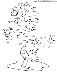 These printable activity pages are also great for developing fine motor skills in children with the line drawing and coloring that is involved to complete them. Medium Dot To Dots Coloring Pages Coloring Home