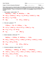 Net ionic equations worksheet and answers.pdf — pdf document, 25 kb (26038 bytes). Net Ionic Equation Worksheet Fill Online Printable Fillable Blank Pdffiller