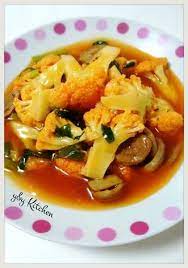 Resep Kembang Kol Asam Manis Oleh Yny Recipe Resep Kembang Kol Kembang Kol Resep