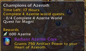 To learn more about these quests, you may find the fansites such as wowhead.com helpful. Questionnaire Equipe Prejudice World Quest Champion Of Azeroth Definitive Le Tabac Creation