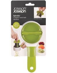 It being small and compact work for the two of us and allows for storage in a small space. Joseph Joseph Spirogo Compact Spiralizer Green Myer