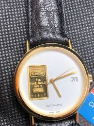 Kaufen sie 10g goldbarren als geschenk für freunde, kinder oder enkel und ermöglichen sie so einen großzügen start in die interessante welt der anlage mit gold. 1 Gramm Goldbarren Uhr Credit Suisse Kaufen Auf Ricardo