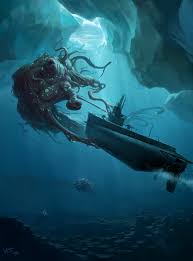 Cthulhu is the main antagonist of the 2020 science fiction thriller/horror film underwater. Cthulhu Wars Shoggoth Vs Uss Sennet H P Lovecraft Know Your Meme