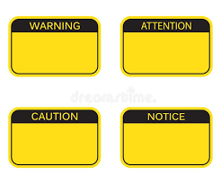 These templates are available in different themes. Set Blank Rectangle Warning Sign Attention Sign Caution Sign Notice Sign Stock Vector Illustration Of Caution Design 120050737