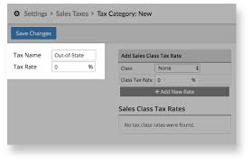 Setting Sales Taxes Lightspeed Retail