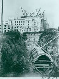 Union Station Construction Underground Tunnel That Connected With The Post Office Kansas City Downtown Kansas City Union Station Kansas City Missouri