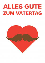 Zum vatertag haben die redakteure von schule und familie die schönsten gedichte und verschiedene sprüche und zitate zum thema väter zusammengestellt. Alles Gute Zum Vatertag Herz Schnurrbart Father S Day Cards Send Real Postcards Online