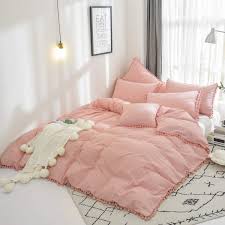 Princess beds for toddlers or older children are very popular right now. Amazon Com Softta Girls Bedding Full 3 Pcs Bohemian Duvet Covers Pink Tassel And Ruffle Princess Bedding 100 Washed Cotton With Zipper Close Corner Ties Kitchen Dining