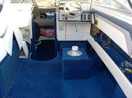 Main Cabin Re Carpeted Boat Restoration Boat Seats Cuddy Cabin Boat