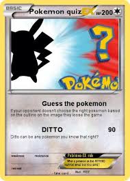 Pokemon Pokemon Quiz 1