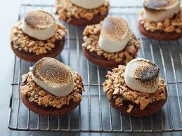 S Mores Doughnuts Recipe From Food Network Ayesha Curry Summer Camping Dessert Donuts All Purpose Flour Top Dessert Recipe Desserts Food Network Recipes