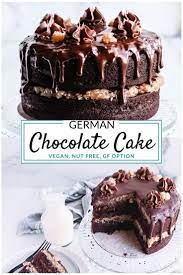 German Chocolate Cake Allergylicious In 2020 Gluten Free Chocolate Cake Vegan Chocolate Cake German Chocolate Cake