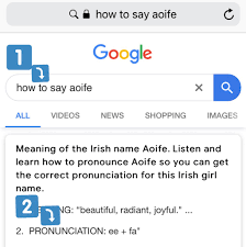 Ah as in mud (m.ah.d) ; Aoife Abbey On Twitter Something I Don T Understand If You Re Going To Be The Person That Cold Calls People And You Re Confronted With An Unintuitivly Pronounced Name Like Aoife Why Not