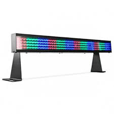 384, 5mm leds (128 red, 128 green, & 128 blue leds) 24 x 16 led color banks (16 leds per color bank) dmx channels: Color And Wash Lights
