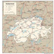 Mapa hoteli w obszarze szwajcarii: Szwajcaria Mapa Mapy Szwajcarii Travelin