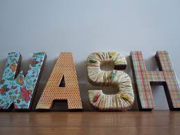 Super Cute Customizeable Wash In 3d Block Letters To Decorate Your Laundry Or Wash Room Letter A Crafts Crafts Laundry Room Decor