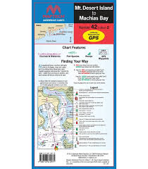 Maptech Mt Desert Island To Machias Bay Waterproof Chart 2nd Edition 2012