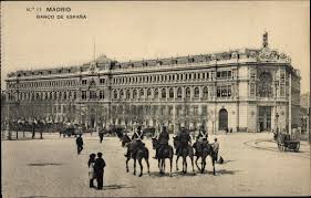 Ansichtskarte Postkarte Madrid Spanien Banco De Espana Akpool De
