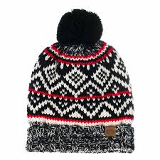 Black And White Beanie Animal Alistair Beanie Black White In 2019 Beanie Black White Knitted Hats