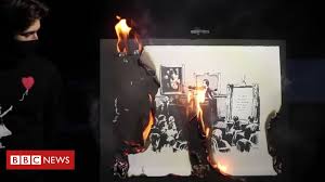 Use ctrl+f (find) to search up particular questions. Banksy Art Burned Destroyed And Sold As Token In Money Making Stunt Bbc News