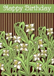 Happy Birthday Abstract Elegant Flower Garden Card Ad Spon Abstract Birthday Happy Elegant I 2020