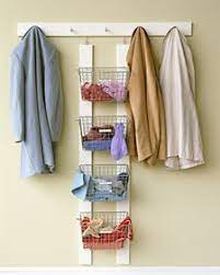 Wrap this cap organizer over your clothes hanger and fasten velcro. Winter Wear Organizer Entryway Organization Home Organization Coat Closet