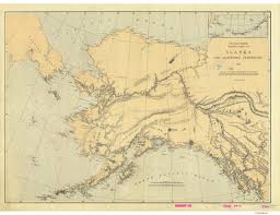 Alaska And Adjoining Territory 1869 Nautical Chart 3 417 398 Scale Alaska Sailing Chart 960