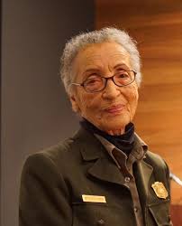 While visiting the National WWII Museum in New Orleans today Shelby met  Rosie the Riviter!