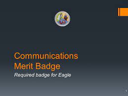 Communications Merit Badge Ppt Video Online Download