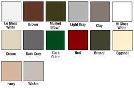 Seamless Gutter Color Options