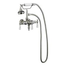 Bathtub faucet with shower attachment. Barclay Old Style Spigot Tub Faucet With Handheld Shower Van Dyke S Restorers