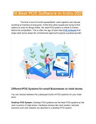 10 Best Pos Software In India 2021 By Seema Varma Issuu