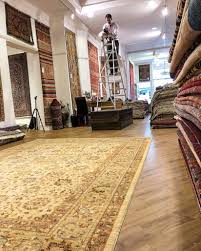 She used our linen stripe in color navy/denim. The Oriental Rug Merchant Wide Choice Of Rugs For Sale In Store Online