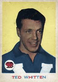1964 Ted Whitten Footscray Footballers Card