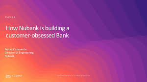 Nubank employs a microservices architecture with over a dozen independent datomic databases; How Nubank Is Building A Customer Obsessed Bank Fsv201 New York A