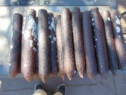 Unfortunately the processor i use does not vacuum wrap, so it is just a waxy paper that it is wrapped in. The Summer Sausage Is Complete Steemit