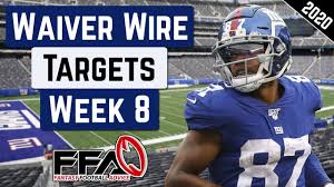 Our main focus is on providing accurate rankings, as well as unpacking the importance of draft strategy and arbitrage. Top Waiver Wire Targets Week 8 2020 Fantasy Football Advice Youtube