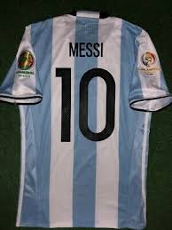 Ver partido argentina vs estados unidos completo por la copa america centenario 2016 con relatos en español sin. Messi Argentina Match Un Worn Shirt Final Copa America 2016 Centenario Ebay