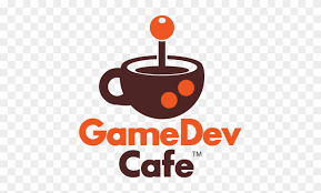 Coffee cafe logo, cafe logo, coffee house logo, food, text, product png. Gamedev Cafe Logo Popular Game Developer Logo Game Free Transparent Png Clipart Images Download