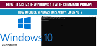 Here's the windows 10 activator.bat file to permanently activate windows 10 for free using cmd and without key. How To Activate Windows 10 With Cmd Command Prompt Free A Savvy Web