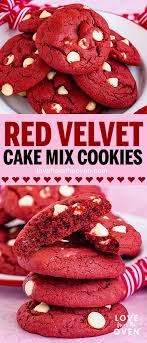 If you're a cookie lover as well as love duncan hines® devil's food cake mix, here is a quick and easy recipe that you are sure to love! Red Velvet Cake Mix Cookies Love From The Oven